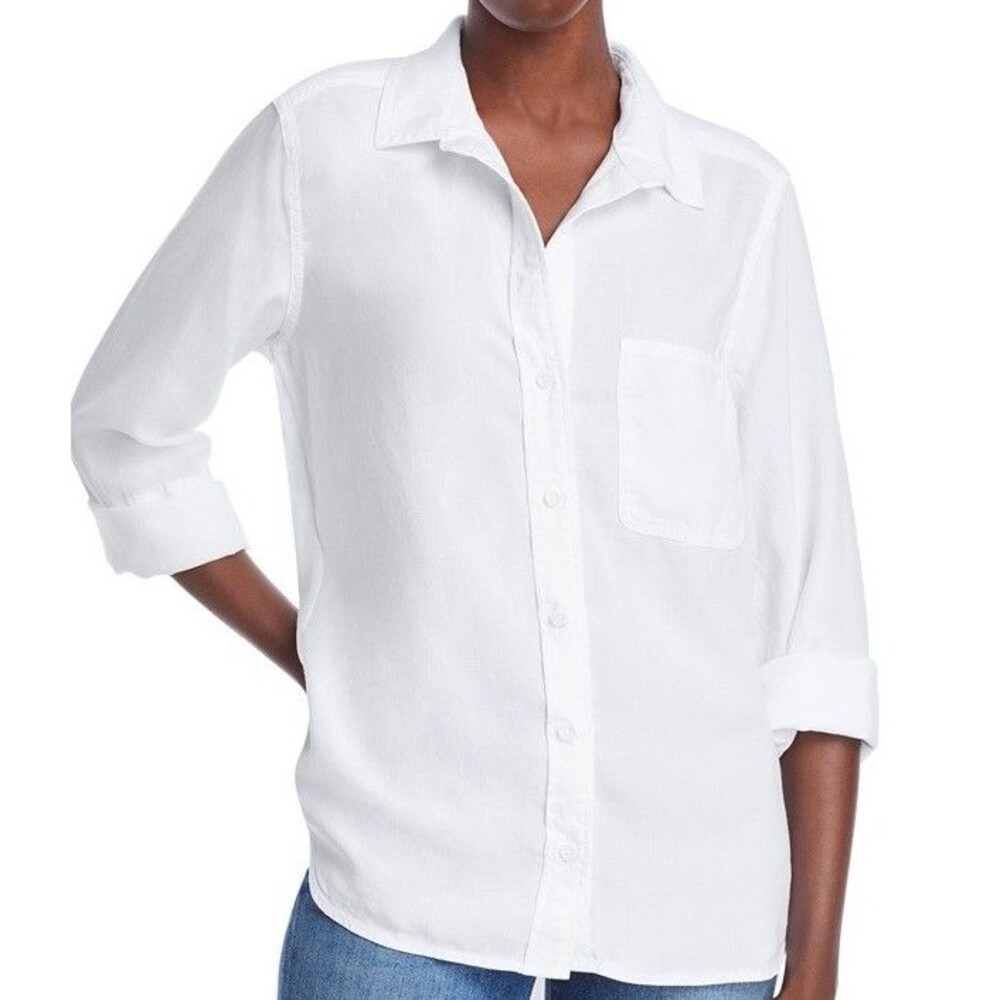 NWT Bella Dahl Long Sleeve Button Down Top Size M